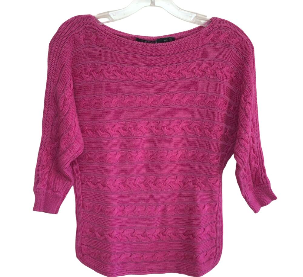Lauren Ralph Lauren Black Label Boat Neck Sweater Sz PXS